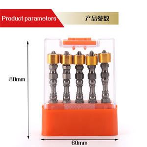 Embouts de tournevis Emagi Phillips, 5 pièces, magnétiques, qualité industrielle S2, pour ensemble de perceuses au lithium-ion - Product Image 4