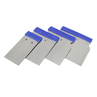 4 pièces de racloirs à peinture, couteaux à enduit pour cloisons sèches, 2 pouces, 3,2 pouces, 4 pouces, 4,8 pouces, couteaux à peinture et à plâtre, racloirs muraux