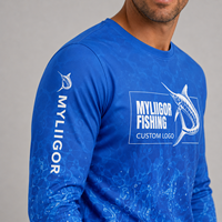 Chemises de pêche personnalisées à sublimation, manches longues, protection solaire UPF 50+, vêtements pour équipes