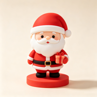 Figuras Coleccionables de Vinilo PVC Personalizadas al por Mayor, Caja Sorpresa con Santa Claus, Muñeco de Nieve y Reno Navideños
