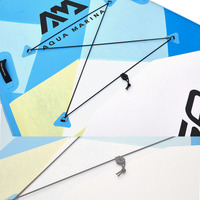Planche de SUP gonflable CLUB BOARD MEGA 550*152*20cm, planche à pagaie, planche de surf, support de caméra pour bateau, AQUA MARINE BT-20ME, écologique