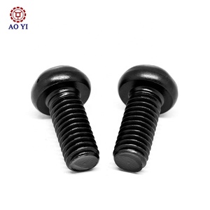 Vis Fstener de haute qualité, vis de Machine de placage d'oxyde noir à tête ronde - Product Image 3