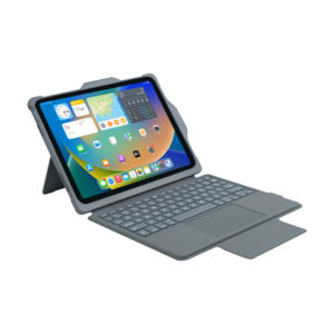Nuova Custodia Tastiera USB-C Cablata OEM con Trackpad per <span class=keywords><strong>iPad</strong></span> 10ª/11ª (A16)/12ª Generazione, con Cerniera e Supporto, Jack da 3,5mm, Grigia - Product Image 3