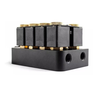 Vanne de distribution pneumatique Jery Automation, taille de port 1/4 po, commande électromagnétique pour systèmes de suspension pneumatique - Product Image 2