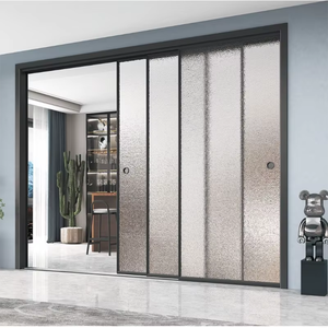 Puerta Corredera de Aluminio Resistente Personalizable con Vidrio Low-E para Uso en Exteriores - Product Image 1