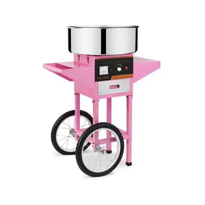 Macchina elettrica per zucchero filato Shineho vendita superiore commerciale di alta qualità con macchina per zucchero filato carrello
