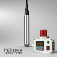 Alarme intelligente de niveau de liquide, haute précision, réponse instantanée, alerte sonore et visuelle, large portée, pour réservoirs industriels et rivières