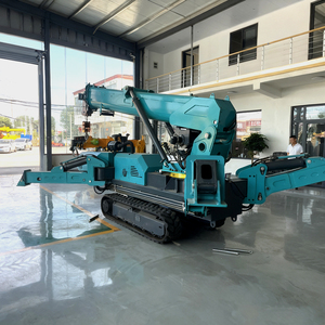 Nhà máy bán 5 tấn Mini <span class=keywords><strong>Crawler</strong></span> Telescopic Boom DIESEL <span class=keywords><strong>Crawler</strong></span> Spider <span class=keywords><strong>Crane</strong></span> - Product Image 3