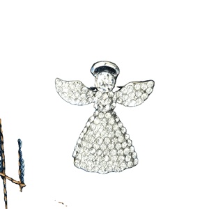 Fabricage Strass Hoed Spelden Custom Fashion Metal Ambachten Broche Kristallen Pinnen Revers Religieuze Beschermengel <span class=keywords><strong>Pin</strong></span> Voor Kleding - Product Image 3