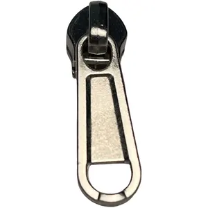 No.5 8#10#Non-lock Nylon Zipper Sliders Head Customized Zinc Alloy Strip Pull Tab Pull Head