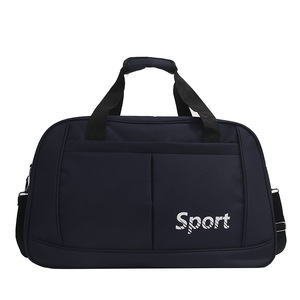 Sac de voyage grande capacité style coréen, imprimé lettres, avec séparation sec/humide, sac de sport et de rangement, bagage à main portable – Nouvelle collection en promotion - Product Image 2