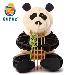 Mới nhất <span class=keywords><strong>3D</strong></span> đầy màu sắc <span class=keywords><strong>Panda</strong></span> giấy mô hình câu đố, tùy chỉnh động vật mô hình câu đố tự lắp ráp DIY Craft Set quà tặng cho cậu bé gái & người lớn - Product Image 6