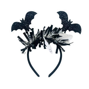Conjunto de diadema de Halloween, decoraciones de plumas divertidas con horquillas de araña de murciélago de calabaza, tocado para fiestas, accesorio de gran oferta - Product Image 5