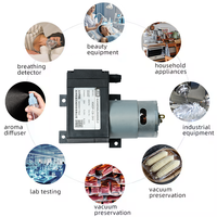 Pompe à diaphragme électrique KAI MENG KMDP-C8-12V 12V DC 10W 8L/min, mini pompe à vide économique pour usage automobile
