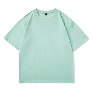 Livraison directe T-shirt surdimensionné personnalisé, T-shirt poids lourd à épaules tombantes en coton surdimensionné, T-shirt délavé à l'acide T-shirt surdimensionné - Product Image 4