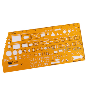 Qualité supérieure OTAN 8353 professionnel lettre dessin <span class=keywords><strong>pochoir</strong></span> gros <span class=keywords><strong>pochoir</strong></span> otan pour carte - Product Image 1