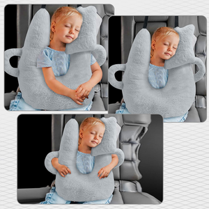 Oreiller de voyage longue distance <span class=keywords><strong>pour</strong></span> dormeur Coussin de soutien de la tête à double main <span class=keywords><strong>pour</strong></span> adultes et enfants Oreiller de voyage en voiture - Product Image 4