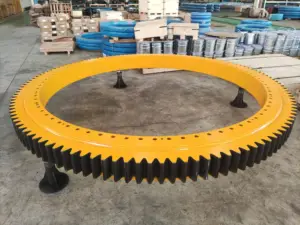 Large Diameter Custom 42CrMo/50Mn Turntable Slewing Bearing Ring