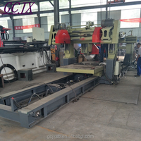 Enrutador CNC automático usado, máquina cortadora de bloques de mármol, sierra de puente China hidráulica de múltiples hojas con componente de núcleo de Motor China