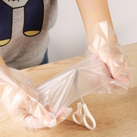 TPE gants de ménage jetables de qualité alimentaire cuisson des aliments cuits salon de beauté teinture des cheveux