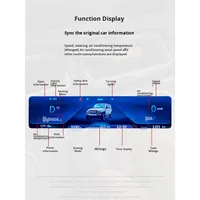 Panel Instrumen LCD Chery Icar V23 untuk Penggemar Mobil, Material ABS, Aksesoris Modifikasi Khusus