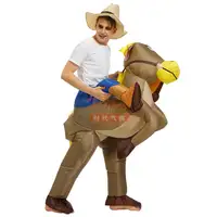 Wholesale Commerical Riding Dress Ride On Halloween Party Cosplay Adult Inflatable Horse Costumes