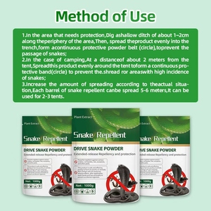 Repelente de Serpientes, Fertilizante Orgánico, Polvo Anti-Mordeduras de Serpiente, Polvo Repelente de Serpientes Especialmente <span class=keywords><strong>para</strong></span> Huertos y Campos - Product Image 5
