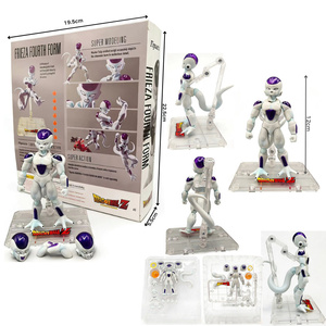 Figurines de manga de dessin animé de 12 à 16 cm, statue DRAGON BAII Goku Gotenks <span class=keywords><strong>Beerus</strong></span> Frieza, <span class=keywords><strong>figurine</strong></span> d'action mobile en PVC, jouets de figurines d'anime, cadeau - Product Image 6