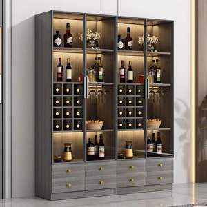 Plusieurs spécifications disponibles pour la personnalisation d'un <span class=keywords><strong>meuble</strong></span> à <span class=keywords><strong>vin</strong></span> en bois pour salon, salle à manger, maison, bar ou rangement. - Product Image 1