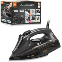 Fer à repasser domestique RAF R.91156 1000W avec semelle en aluminium, réservoir d'eau de 280 ml, auto-nettoyant, anti-goutte, CE GS pour le repassage quotidien