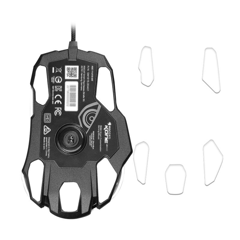 1pcs Mouse feet sticker-Black