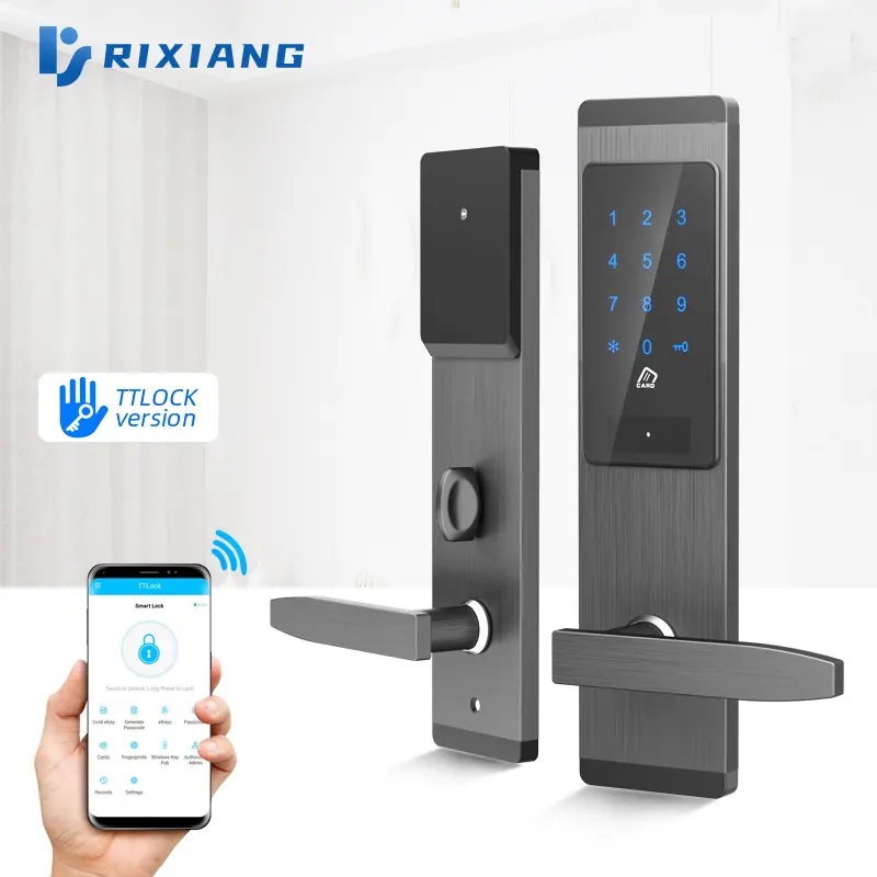 keyless entry door lock TTLOCK APP PASSWORD Electronic Key Free Protected Password Door Lock Digital Smart Door Lock