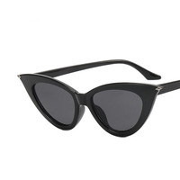 Nouvelles Lunettes de Soleil Femme 2026 Style Européen-Américain, Monture Fine Tendance, Protection UV400, Forme Œil de Chat, Monture Complète