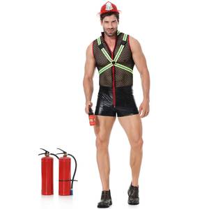 Costume de pompier réfléchissant pour homme, sexy et amusant, en maille, idéal pour les soirées et clubs – Nouvelle collection MS, vente chaude - Product Image 5
