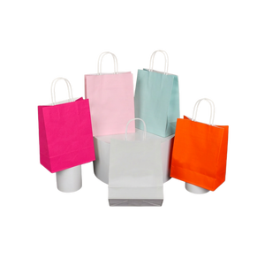 Sacs shopping en papier personnalisés imprimés en gros, OEM, haute qualité pour <span class=keywords><strong>la</strong></span> vente au détail et l'emballage de cadeaux pour boutiques - Product Image 1