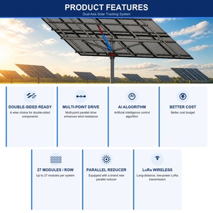 Rastreador Solar de Dos Ejes, la Plataforma Grande Puede Contener de 2 a 24 Paneles, y su Capacidad Instalada es Inferior a 15 Kilovatios - Product Image 6
