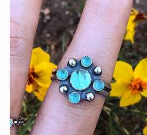 Beautiful Aqua Chalcedony <b>Ring</b> Statement 925 Sterling Silver <b>Ring</b> Natural Bezel Set Gemstone <b>Ring</b> Band Fine Jewelry Gift for Her - Product Image 1