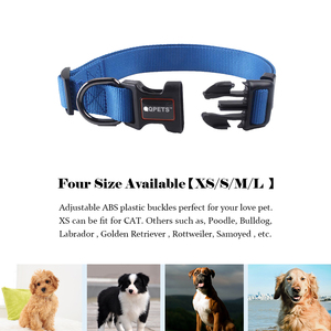 Collar de cadena de perro de nailon de alta calidad, bufanda con patrón de Animal de Color puro a la moda, Collar de perro Isabelino ajustable al por mayor - Product Image 5