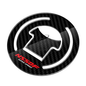 Per <span class=keywords><strong>HONDA</strong></span> NS50F Super Sprint <span class=keywords><strong>NS</strong></span> 50F 1990 Adesivo Protettivo 3D Effetto Carbonio per Tappo Serbatoio Moto - Product Image 6