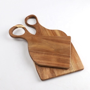 Petite <span class=keywords><strong>planche</strong></span> à découper pour aliments de cuisine <span class=keywords><strong>Planche</strong></span> à fruits et légumes en bois d'acacia avec canard mandarin Art pour usage domestique des enfants - Product Image 3