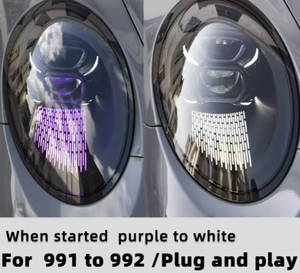 ไฟหน้า AURON Quad-Beam CSP LED Chip 12V 6000K 36W 6000 ลูเมนส์ รุ่นใหม่สำหรับ 911 ปี 2012-2018 ชุดดัดแปลงไฟหน้า - Product Image 5