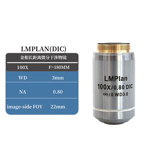 Metallografische Semi-Apochromatische Infinity-Gecorrigeerde Achromatische Objectieflens Over Lange Werkafstand Anti-Reflecterende Coating Oem - Product Image 5