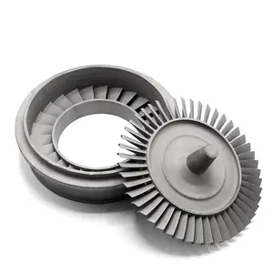 Inconel713c Superalloy Casting CNC Machining RHF55V Turbocharger Turbine Billet Turbo Compressor Wheel gas turbine wheel blade