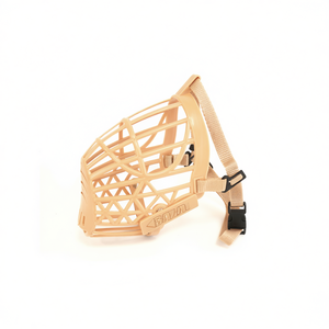 Bozal para Perro Yommy, Talla XXS, Beige, Plástico Ajustable - Product Image 2