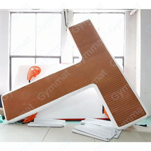 Dock gonflable portable en forme de T, ponton gonflable pour <span class=keywords><strong>jet</strong></span> <span class=keywords><strong>ski</strong></span>, surface antidérapante en EVA avec poignées en D - Product Image 4