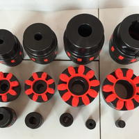 Accouplement étoile Rotex38 en acier standard, accouplements d'arbre flexibles universels pour pompe à mâchoires, moteur électrique, araignée, connexion d'arbre OEM
