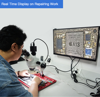 EOC Optical Instruments Stereo Trinocular Digital Electron Microscope for PCB Repair Soldering and Phone Repairing