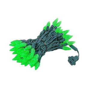 Dış mekan kullanımı için UL-C6 <span class=keywords><strong>Mini</strong></span> yeşil <span class=keywords><strong>LED</strong></span> dize ışık UL için açık tarafından IP65 anma noel ışıkları - Product Image 1