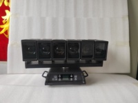 STSLITE 6*60W LED Moving Head Lichtleiste RGB DMX512/Schallaktivierte Steuerung IP33 Zertifiziert CRI90 Aluminiumlegierung Dimmbar für Partys