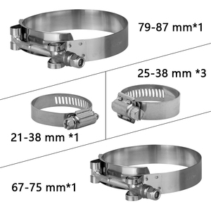 Luftansaug-Turboschlauch, Aluminium-Ersatz-Ladeluftrohr mit BOV-Flansch, passend für BMW N54 E82 E88 135i 335i E90 <span class=keywords><strong>E92</strong></span> E9 - Product Image 6